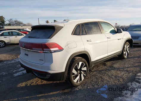 2025 Volkswagen Atlas Cross Sport 2.0T Se W/Technology z USA, uszkodzony, nr VIN 1V2HE2CAXSC227877